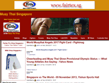 Tablet Screenshot of muaythai.sg